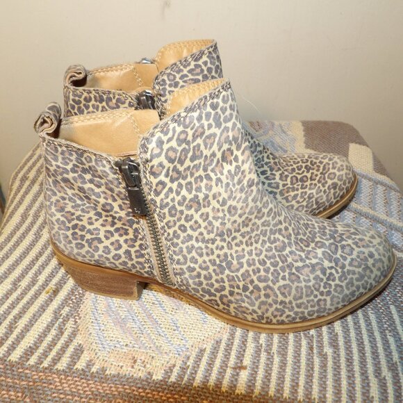 Lucky Brand Shoes - Lucky Brand Basel Animal Print Ankle Booties Sz 6M/36